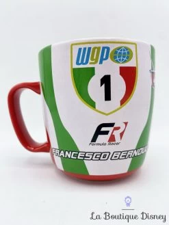 Tasse Francesco Bernoulli Cars 2 Disney Store Mug WGP Voiture Italie 10 Tasse Francesco Bernoulli Cars 2 Disney Store Mug WGP Voiture Italie -Disney tasse francesco bernouli cars 2 disney store mug rouge vert italie wgp course voiture 5