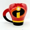 Tasse Indestructibles Disney Store 2014 Mug Logo Costume Rouge Relief 3D -Disney tasse indestructibles disney store mug rouge tee shirt relief 3d 0