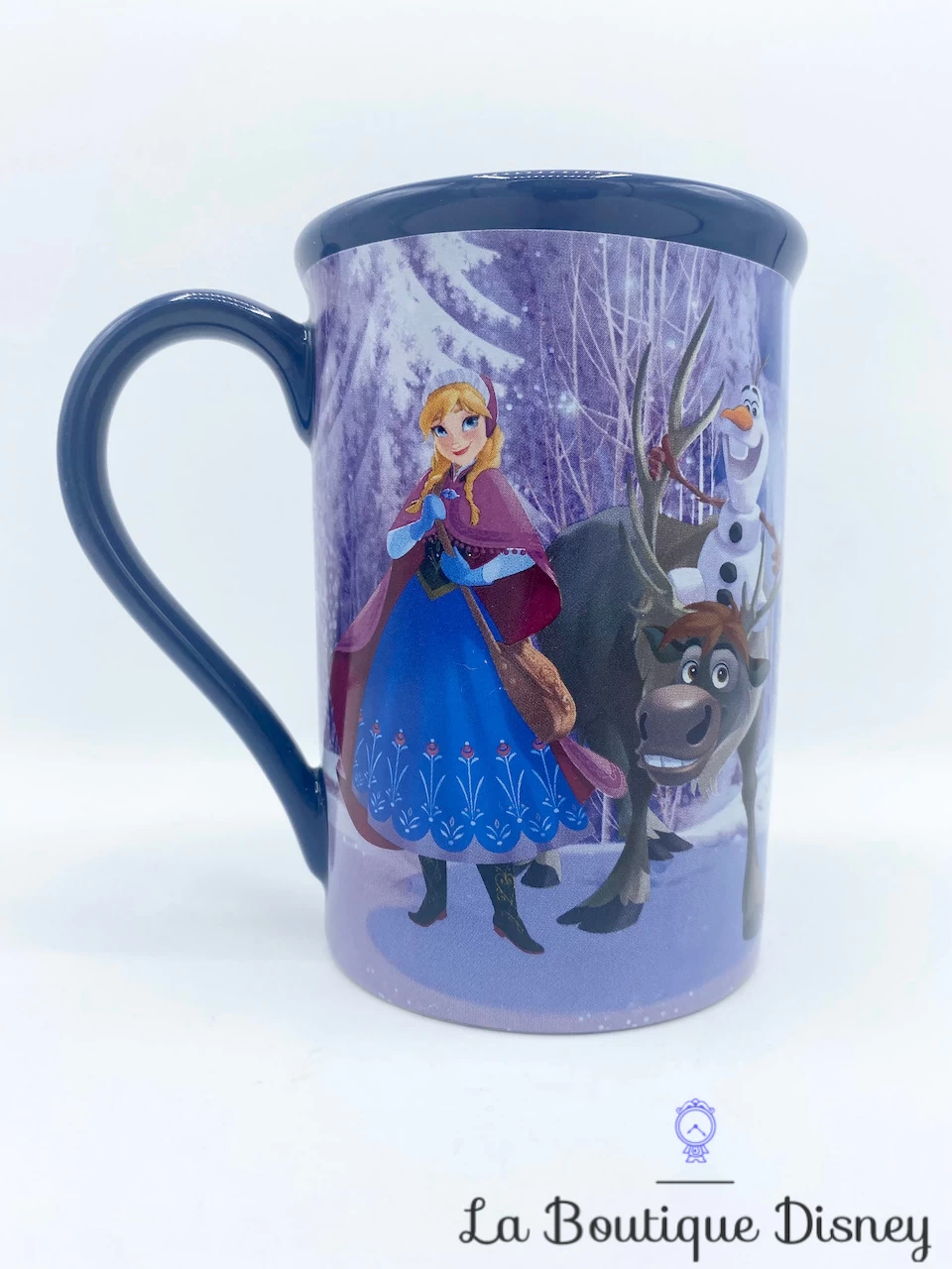 Tasse La Reine Des Neiges Anna Sven Olaf Kristoff Disney Store Original Authentic Mug Bleu Violet Hiver Neige 3 Tasse La Reine Des Neiges Anna Sven Olaf Kristoff Disney Store Original Authentic Mug Bleu Violet Hiver Neige