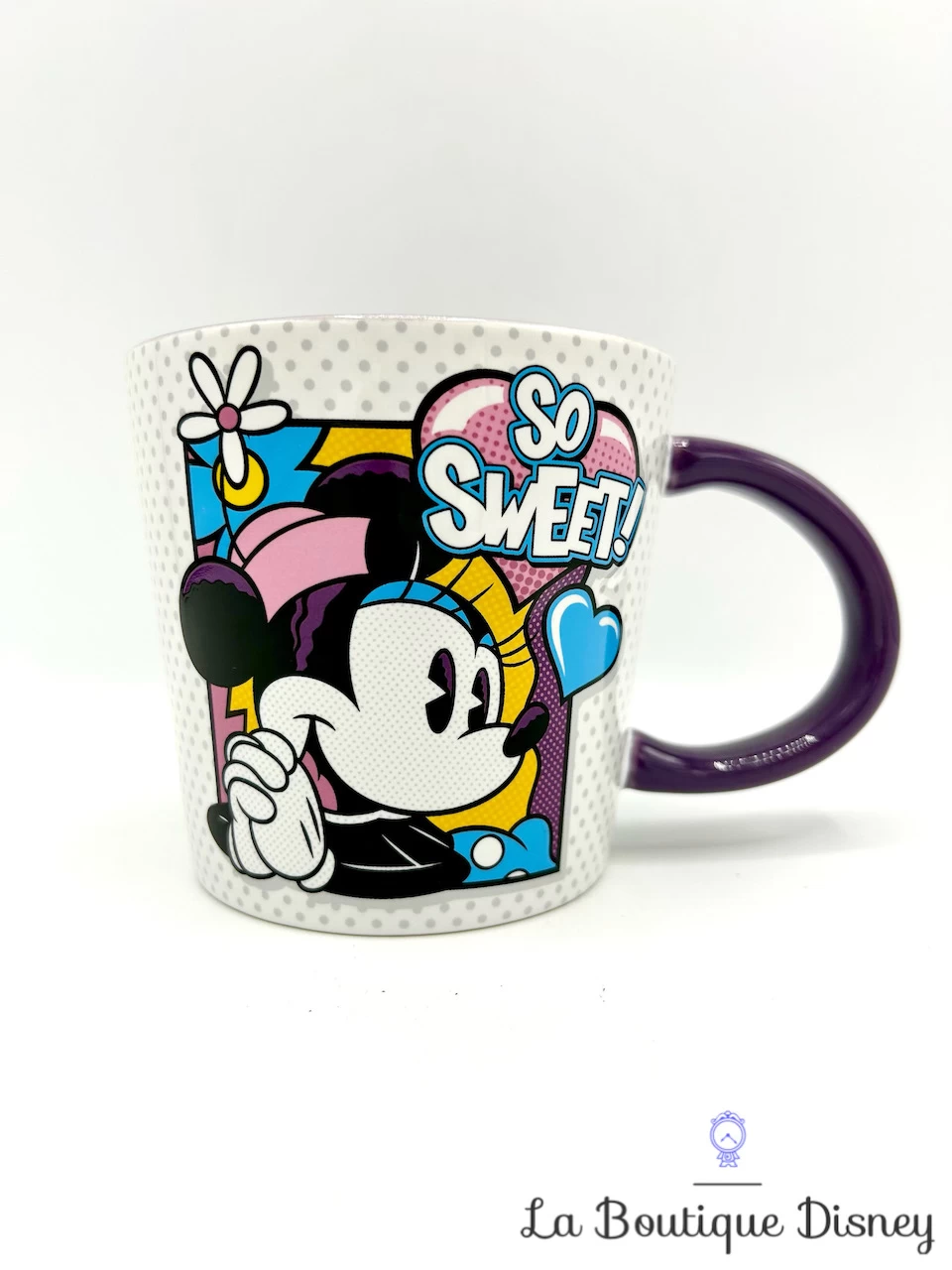Tasse Minnie Mouse So Sweet Disney Store 2018 Mug BD Rétro Vintage 3 Tasse Minnie Mouse So Sweet Disney Store 2018 Mug BD Rétro Vintage