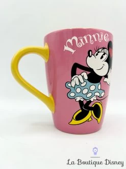 Tasse Minnie Mouse Rétro Vintage Disney Store 2016 Mug Rose Jaune 11 Tasse Minnie Mouse Rétro Vintage Disney Store 2016 Mug Rose Jaune -Disney tasse minnie mouse retro vintage rose jaune disney store mug 2