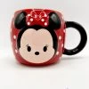 Tasse Minnie Mouse Tsum Tsum Disney Store 2016 Mug Rouge Pois Tête Visage -Disney tasse minnie tsum tsum disney store rouge pois mug 1