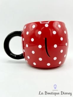 Tasse Minnie Mouse Tsum Tsum Disney Store 2016 Mug Rouge Pois Tête Visage -Disney tasse minnie tsum tsum disney store rouge pois mug 3