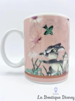 Tasse Panpan Disney Mug Bambi Rose Lapin Oiseau -Disney tasse panpan disney primark bambi rose oiseaux fleurs jardin 3