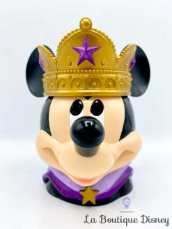Tasse Plastique Mickey Mouse Roi Disney On Ice Mug Couvercle Couronne Relief 3D -Disney tasse plastique mickey mouse roi disney on ice couvercle 3