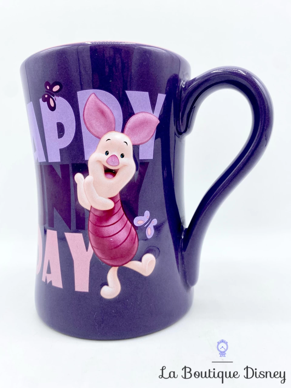 Tasse Porcinet Happy Sunny Day Disney Store Exclusive Mug Winnie L'ourson Cochon Violet 4 Tasse Porcinet Happy Sunny Day Disney Store Exclusive Mug Winnie L'ourson Cochon Violet – Image 2
