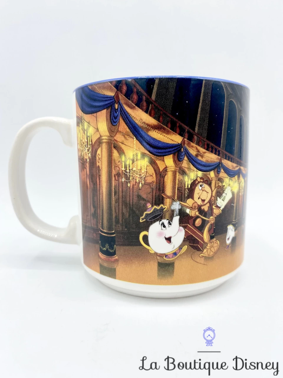 Tasse Scène La Belle Et La Bête Disney Mug Film Big Ben Lumière Samovar Zip Bal Château 5 Tasse Scène La Belle Et La Bête Disney Mug Film Big Ben Lumière Samovar Zip Bal Château – Image 3