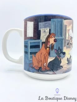 Tasse Scène La Belle Et Le Clochard The Walt Disney Company Mug Scène Film Spaghetti Musique Chiens -Disney tasse scene la belle et le clochard disney mug scene films chien bleu 3