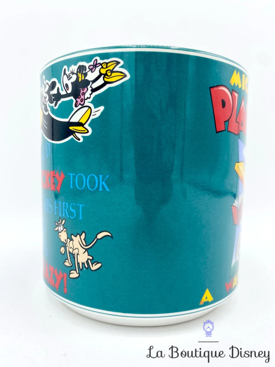 Tasse Scène Mickey Mouse In Plane Crazy Walt Disney Company Japan Mug Avion Vintage 4 Tasse Scène Mickey Mouse In Plane Crazy Walt Disney Company Japan Mug Avion Vintage – Image 2