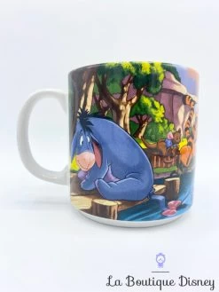 Tasse Scène Winnie L'ourson Disney Store Classics 2002 Mug Scène Film Pêche Eau -Disney tasse scene winnie ourson disney classics 2002 mug scene film tigrou bourriquet peche eau 4
