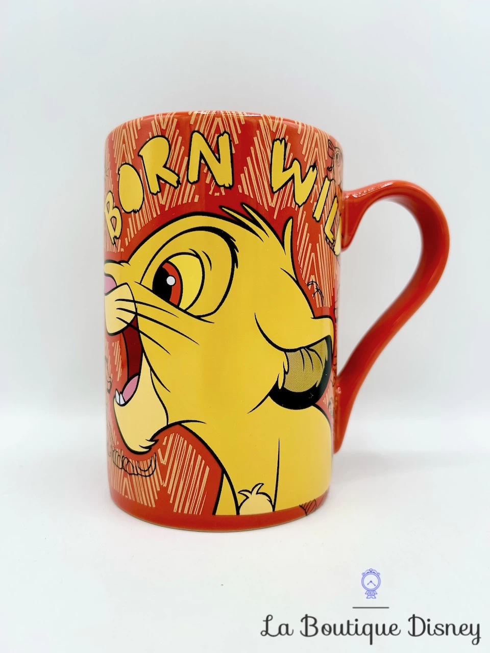 Tasse Simba Born Wild Disney Store Mug ShopDisney Le Roi Lion Rouge Jaune 5 Tasse Simba Born Wild Disney Store Mug ShopDisney Le Roi Lion Rouge Jaune – Image 3