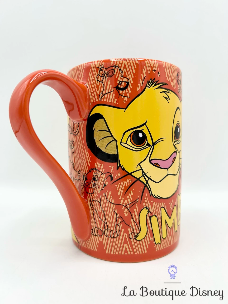 Tasse Simba Born Wild Disney Store Mug ShopDisney Le Roi Lion Rouge Jaune 6 Tasse Simba Born Wild Disney Store Mug ShopDisney Le Roi Lion Rouge Jaune – Image 4