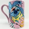 Tasse Stitch Souillon Disney Store Mug ShopDisney Lilo Et Stitch Bleu Violet Feuilles -Disney tasse stitch souillon disney parks mug shopdisney violet rose feuilles 2