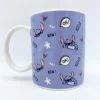 Tasse Stitch Disney Mug Lilo Et Stitch Wow Ok Bleu Violet -Disney tasse stitch violet ok disney mug rose bulles bd 1