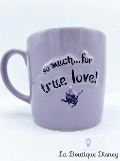 Tasse Ursula True Love La Petite Sirène Disney Store Mug Méchant Villain Violet Relief 3D -Disney tasse ursula so much for true love disney store mug la petite sirene villain violet 3