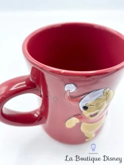 Tasse Winnie L'Ourson Disney Store Exclusive Mug Noël Rouge Ho Ho Relief 3D -Disney tasse winnie ourson noel disney store exclusive mug rouge ho ho ho 15