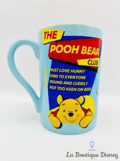 Tasse Winnie L'ourson The Pooh Bear Club Disney Store Exclusive Mug Bleu Official Member -Disney tasse winnie ourson the pooh bear club disney store mug official member bleu 1