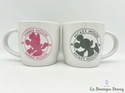 Paire Tasses Mickey Minnie Mouse Disney Mug Duo Souris Gris Rose Blanc -Disney tasses duo paire mickey minnie disney mug gris rose ensemble 3