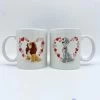 Tasses Paire La Belle Et Le Clochard Disney Mug 2017 Duo Ensemble Chiens Coeurs
