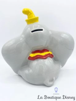 Tirelire Céramique Dumbo Disney Store Vintage éléphant Gris 25 Cm -Disney tirelire ceramique dumbo disneyland disney store faience vintage 5