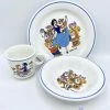 Ensemble Vaisselle Blanche Neige Et Les Sept Nains Disney Quadrifoglio Italy Assiette Tasse Vintage