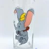 Verre Dumbo Disney éléphant Gris Transparent