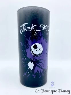 Verre Jack Skellington Disney Store Exclusive L'étrange Noël De Mr Jack Noir Violet -Disney verre etrange noel mr jack disney store jack skellington noir violet 2