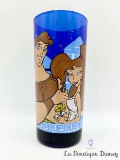 Verre Hercules Disney Vintage Bleu Hercule Megara