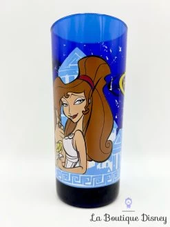 Verre Hercules Disney Vintage Bleu Hercule Megara -Disney verre hercules megara disney vintage bleu 4