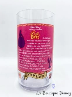 Verre La Belle Et La Bête Walt Disney Les Grands Classiques Édition Limitée Burger King 1995 Vintage -Disney verre la belle et la bete edition limitee burker king disney 1995 vintage 5