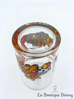 Verre Ducros La Belle Et Le Clochard Disney VMC Reims Vintage Moutarde -Disney verre la belle et le clochard disney vintage moutarde vmc reims 7