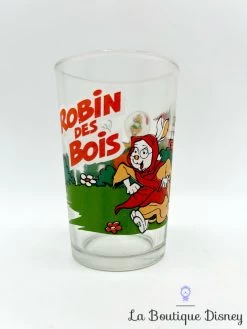 Verre Robin Des Bois Disney VMC Vintage Moutarde -Disney verre moutarde robin des bois disney vmc reims vintage 6