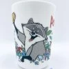 Verre Meeko Percy Disney Pocahontas Vintage Gobelet Céramique 2 Verre Meeko Percy Disney Pocahontas Vintage Gobelet Céramique -Disney verre pocahontas meeko percy vintage arcopal gobelet disney 4