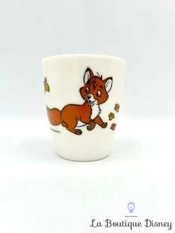 Verre Rox Et Rouky Walt Disney Productions Renard Chien Mélamine Vintage