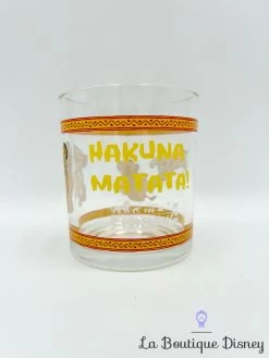 Verre Simba Nala Hakuna Matata The Lion King Disney Le Roi Lion -Disney verre simba nala le roi lion disney hakuna matata 0