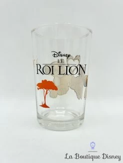 Verre Simba Nala Coeur Le Roi Lion Disney Moutarde -Disney verre simba nala le roi lion disney moutarde 2