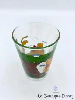 Verre Winnie L'ourson Disney VMC Reims Vintage Moutarde -Disney verre winnie ourson walt disney productions vmc reims vintage moutarde 3